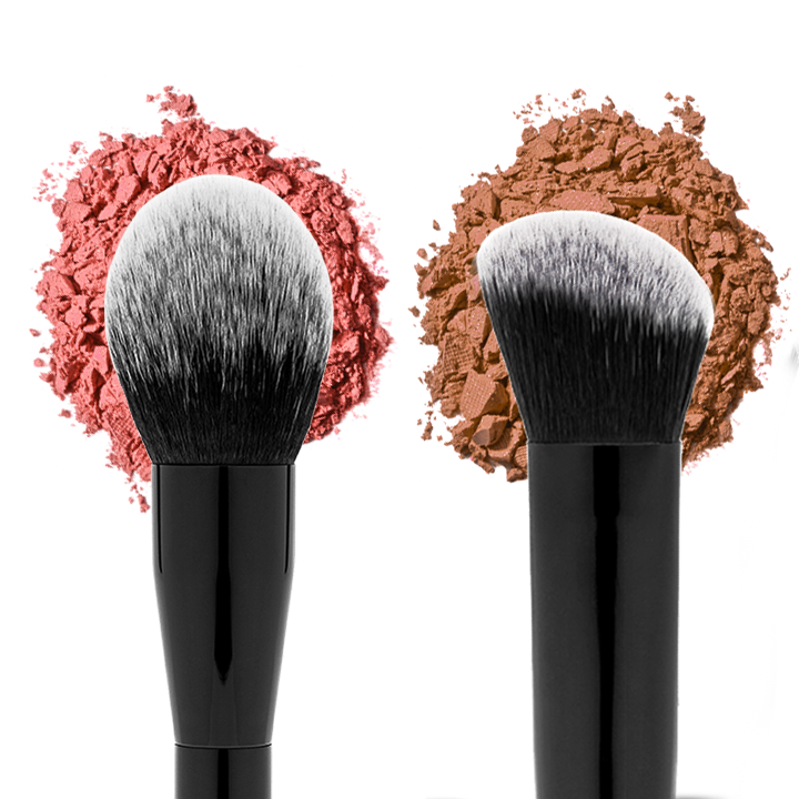 Dual Highlighter and Contour Brush - PRELLA Cosmetics
